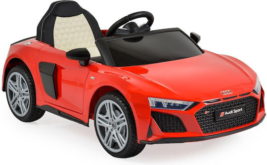 Audi R8 Spyder Едноместен с Дистанционно Управление 12 Волта Червен за 3+ Години