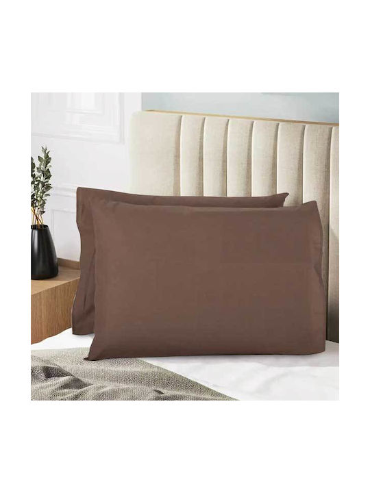 SpitiBazaar Kissenbezug-Set Coffee 50x70cm.
