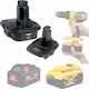 Dewalt Dcb201 Adapter Dewalt Milwaukee 18v Batteries Dm18d Black