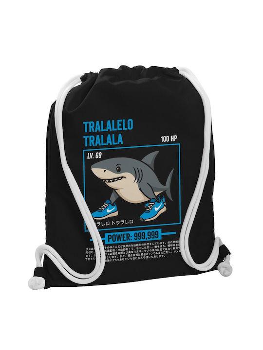 Koupakoupa Tralalero Tralala Gym Backpack Black