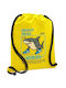 Koupakoupa Tralalero Tralala Gym Backpack Yellow