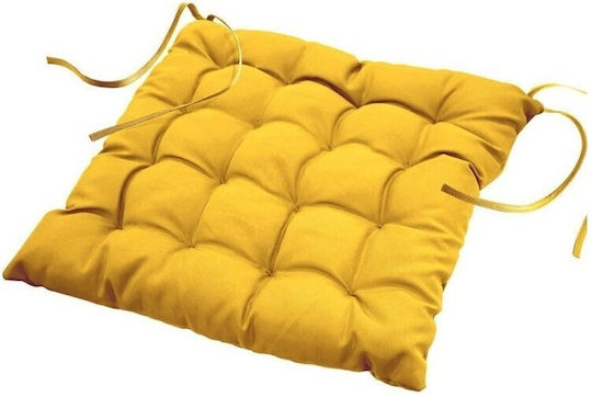 Douceur d'Intérieur Garden Chair Cushions Mustard 40x40cm