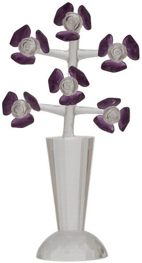 Galifas Dekoratives Blume aus Kristall 14.5x30cm 1Stück