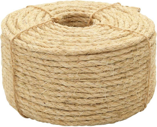 Sisal Rope Diameter 12 Millimeters Length 10 Meters