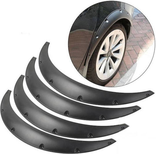 Decorative Wheel Eyebrow Fenders 4 Pieces W17904 Universal