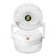 Folding Humidifying Fan USB Charging Night Light White