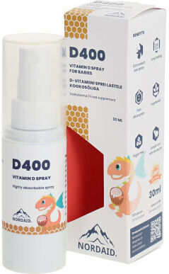 Nordaid D400 Βιταμίνη για Ενίσχυση του Ανοσοποιητικού & την Υγεία των Οστών 400iu Coconut 30ml