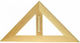 Wooden Isosceles Triangle Board 35cm Handle