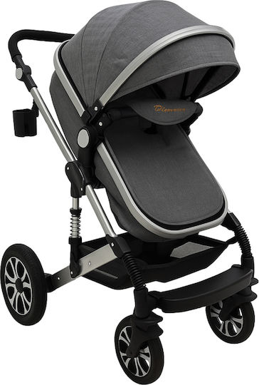 Beboulino Nesna Adjustable 2 in 1 Baby Stroller Suitable for Newborn Dark Grey