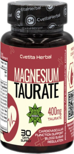 Cvetita Herbal Magnesium Taurate 400мг 30 табове