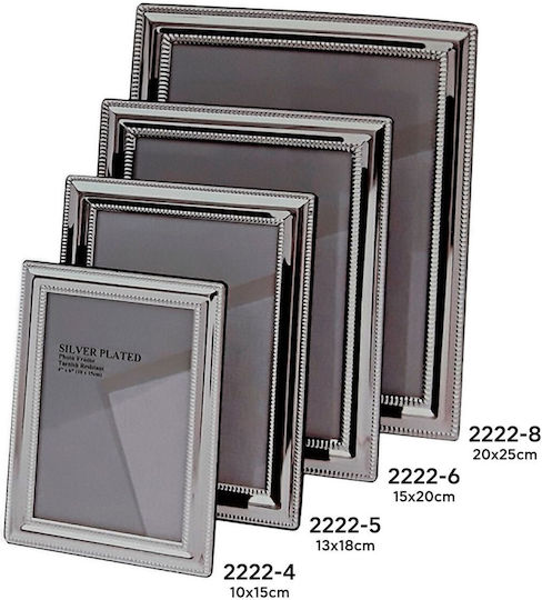 Karvounis Metallic Photo Frame with Silver Frame