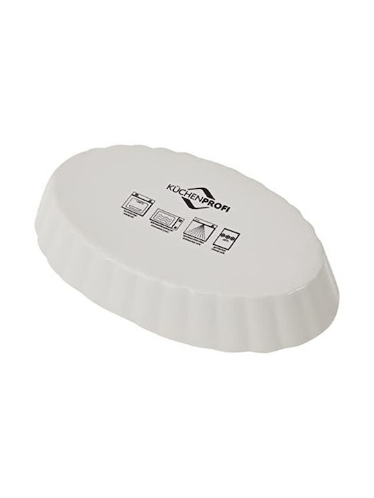 Küchenprofi Burgundy Porcelain Dish Crème Brûlée 14×8.5×2.5 Cm 6 Pcs