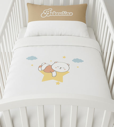 Beboulino Kinderbettdecke Bär Beige 77117000000
