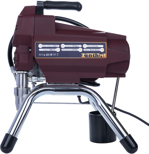 Zenthril Surge Eco Paint Sprayer Unit 1800w 20mpa 0.019" 2l/min Easyperformance Series