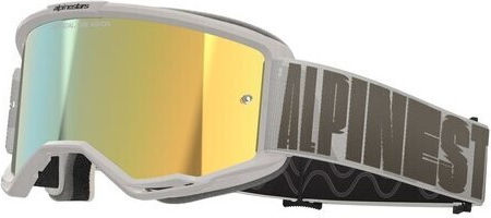Motocross Goggles Alpinestars Vision 5 Hollow Wind Gold