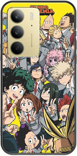 My Hero Academia Realme 14x 5G Черен TPU Силикон