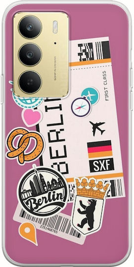 Ticket To Berlin Realme 14x 5g Flexible TPU Transparent Silicone Mobile Phone Case