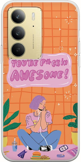 You Are Awesome Realme 14x 5G TPU Flexibil Silicon Transparent