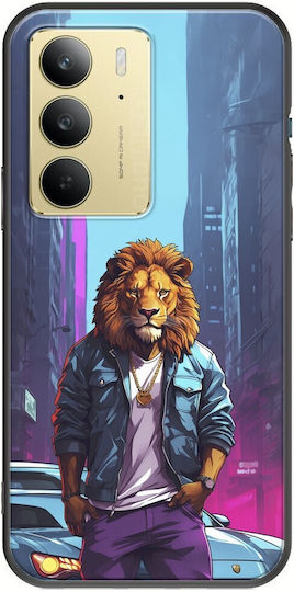 Street Animals Lion Realme 14x 5G Negru TPU Silicon