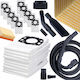 Rosfix Filters Electric Vacuum Compatible with Karcher / Stanley / Lavor