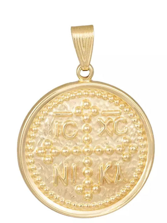 Pendant Constantine Coin Gold 9K Pendant Constantine Coin Gold 9K