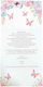 Baptism Invitation Butterfly