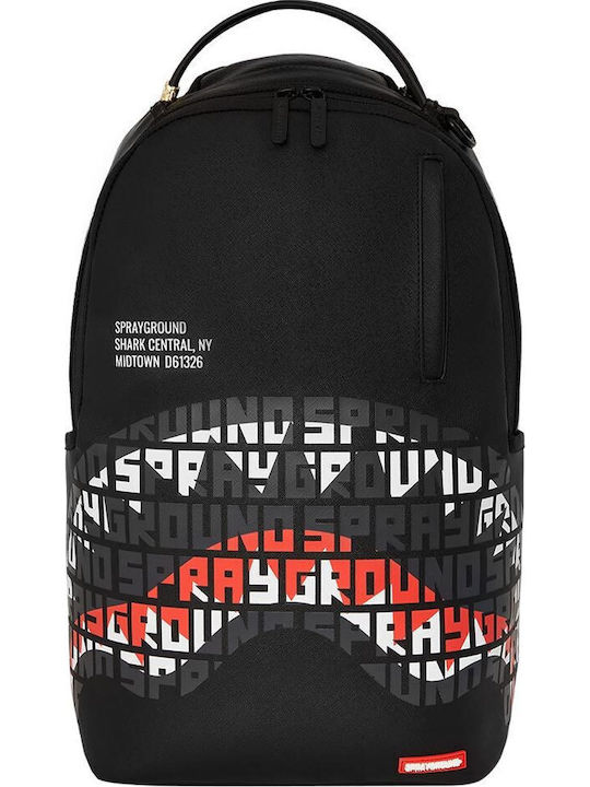 Sprayground DLXSV School Bag Backpack Elementary, Elementary Black with Water Bottle Holder 20Liters