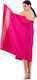 Beach Towel Cotton Fuchsia 170x100cm.