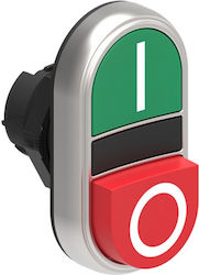 Double Push Button Head Symbols I-0 Green Red Lpcb7223 Φ22