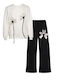 Kids' Set with Pants Winter 2pcs White