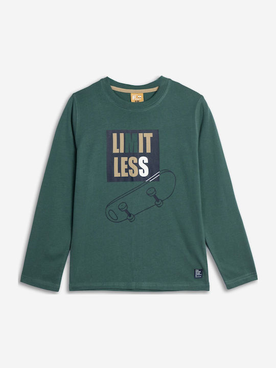 Kids' Shirt Long Sleeve Irish Green