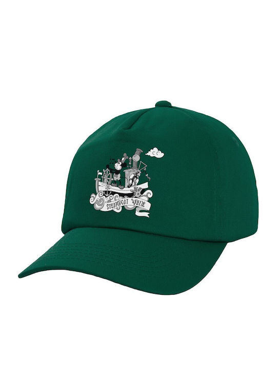 Koupakoupa Kids' Hat Jockey Fabric Steamboat Green