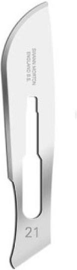Surgical Blades Stainless Steel Disposable Swann Morton 100 Pieces 21