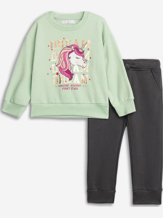 Funky Kids Sweatpants Set Gray 2pcs