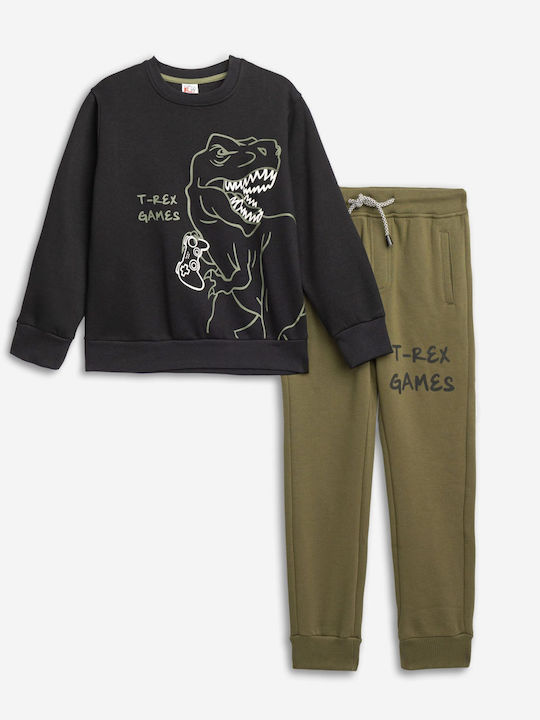 Kinder Sweatpants Set - Jogginganzug Schwarz 2Stück