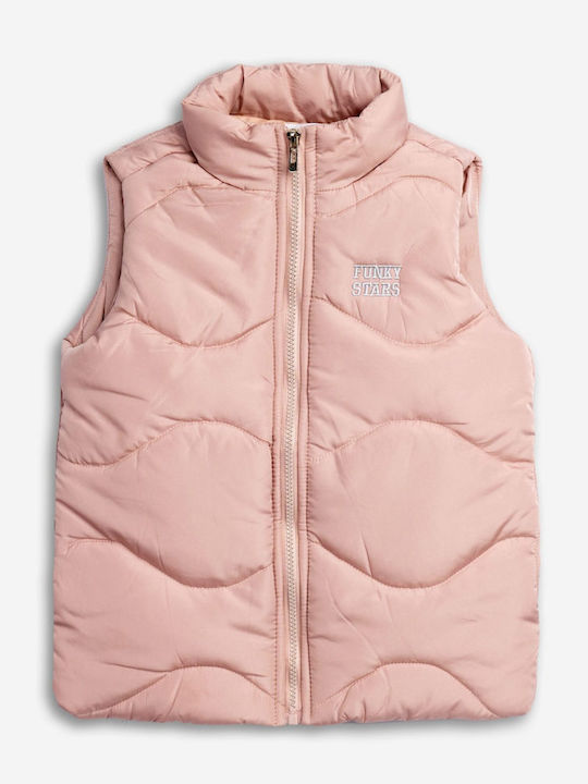 Kids' Casual Jacket Sleeveless Pink