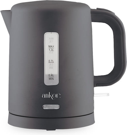 Ankor Βραστήρας 1lt 1100W Γκρι