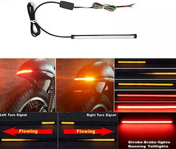 Bandă LED Flexibilă Pentru Far Motocicletă Lumină de Zi Stroboscopică Frână și Semnalizatoare Dinamice cu Luminozitate Ridicată 60cm Tc-258 Bandă LED Flexibilă Pentru Far Motocicletă Lumină de Zi Stroboscopică Frână și Semnalizatoare Dinamice cu Luminozitate Ridicată 60cm Tc-258