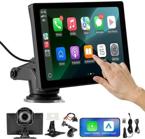 Vevor Οθόνη Αφής 9" Multimedia για Ταμπλό Αυτοκινήτου με Apple CarPlay / Android Auto / Bluetooth / GPS