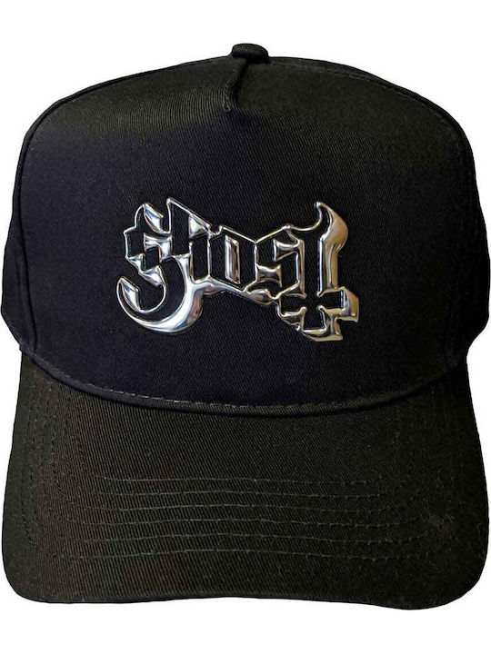 Καπέλο Ghost Sonic Silver Logo Baseball Cap Black Ghosscap01b