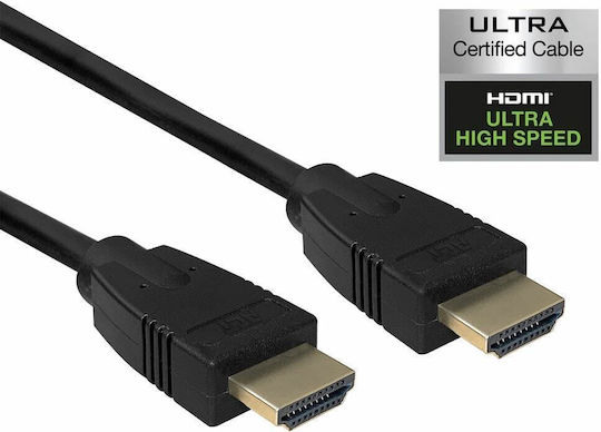 Act Ak3916 Кабел HDMI M към HDMI M 2 м Черен 8K@60Hz