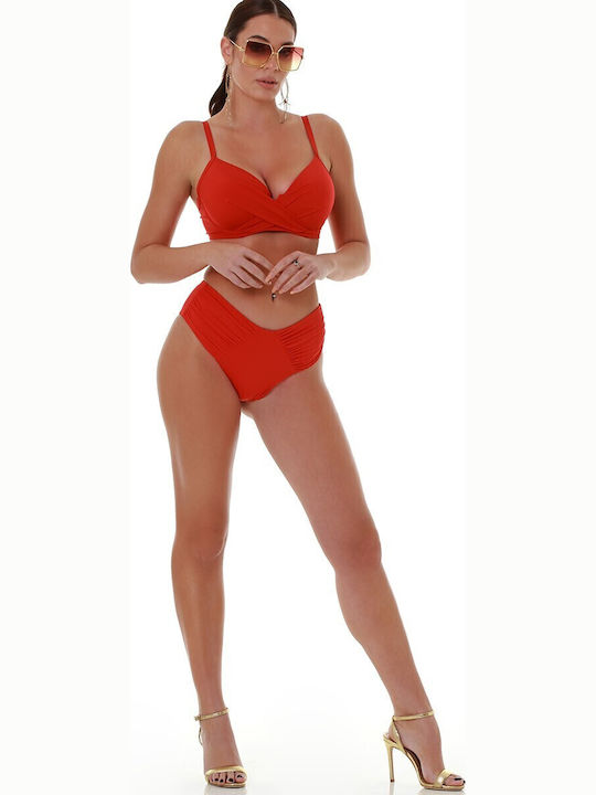 Bluepoint Bikini Σουτιέν D Cup Κόκκινο