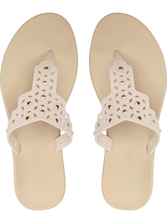 Cacau Women's Flip Flops Beige
