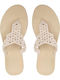 Cacau Women's Flip Flops Beige