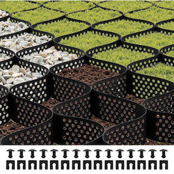 Vevor Gartenbodenbeläge Boden Gitter 4-Zoll Tiefe Geocell Gitter 17,06x8,86ft 5200x2700mm Kies