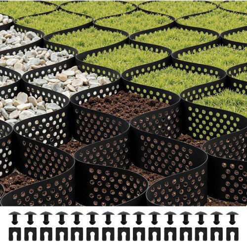 Vevor Ground Grid 4-Inch Deep Geocell Grid 17.06x8.86ft 5200x2700mm Gravel