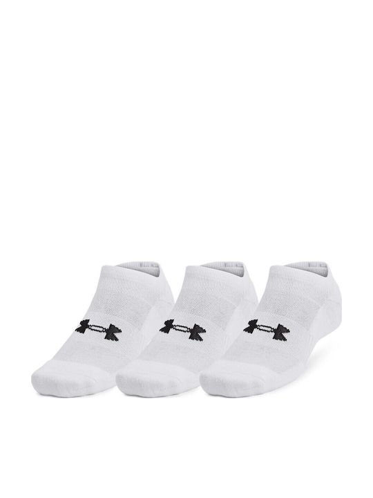 Under Armour Αθλητικές Κάλτσες Λευκές 3 Ζεύγη