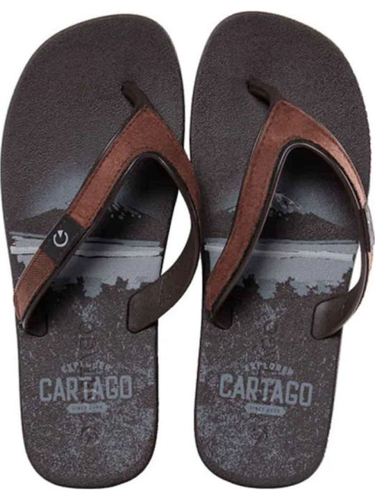Dakar Ανδρικά Flip Flops Καφέ