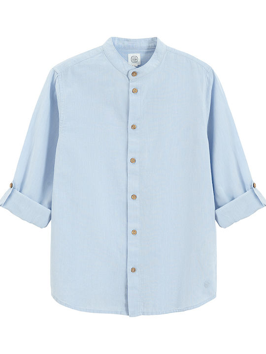 Kids Shirt Long Sleeve Blue