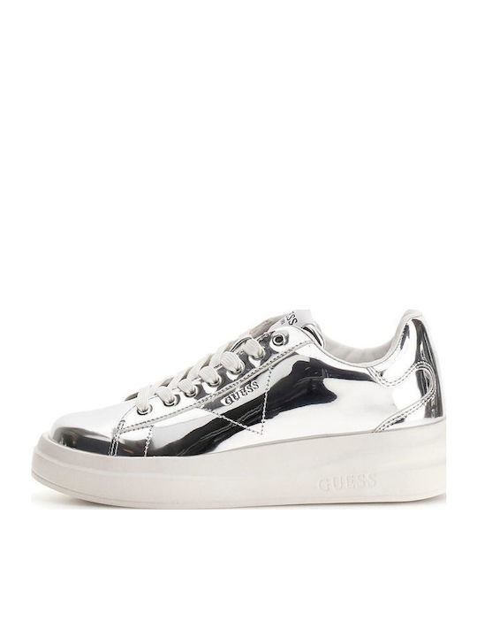 Guess Γυναικεία Sneakers Ασημί